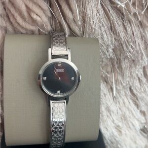 Coach Black and Silver Women's Watch